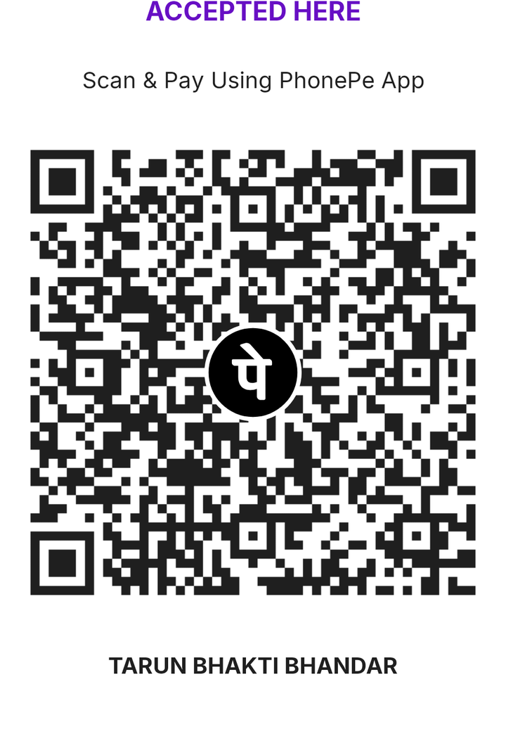 Tarun Bhakti Bhandar PhonePe QR